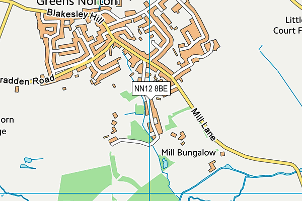 NN12 8BE map - OS VectorMap District (Ordnance Survey) NN12 8BE map - OS VectorMap District (Ordnance Survey)