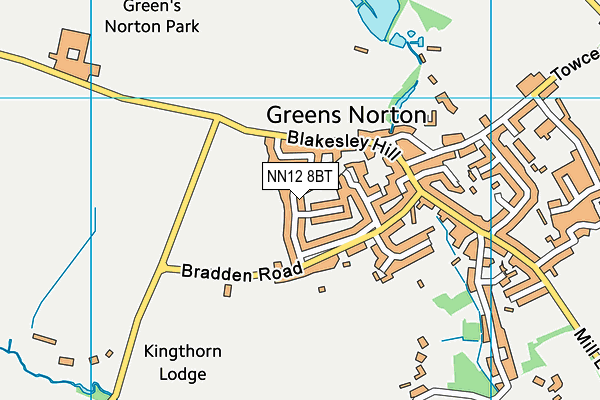NN12 8BT map - OS VectorMap District (Ordnance Survey) NN12 8BT map - OS VectorMap District (Ordnance Survey)