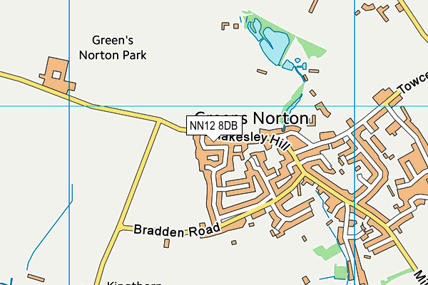 NN12 8DB map - OS VectorMap District (Ordnance Survey) NN12 8DB map - OS VectorMap District (Ordnance Survey)