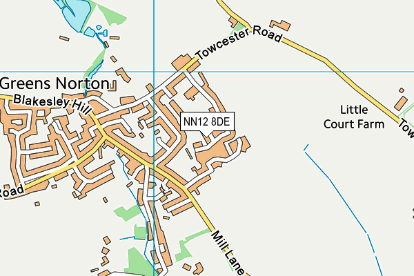 NN12 8DE map - OS VectorMap District (Ordnance Survey) NN12 8DE map - OS VectorMap District (Ordnance Survey)
