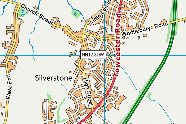 NN12 8DW map - OS VectorMap District (Ordnance Survey) NN12 8DW map - OS VectorMap District (Ordnance Survey)