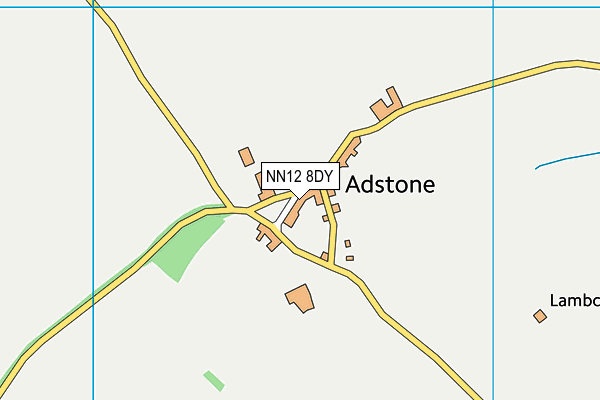 NN12 8DY map - OS VectorMap District (Ordnance Survey)