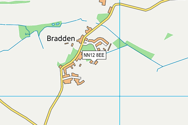 NN12 8EE map - OS VectorMap District (Ordnance Survey) NN12 8EE map - OS VectorMap District (Ordnance Survey)