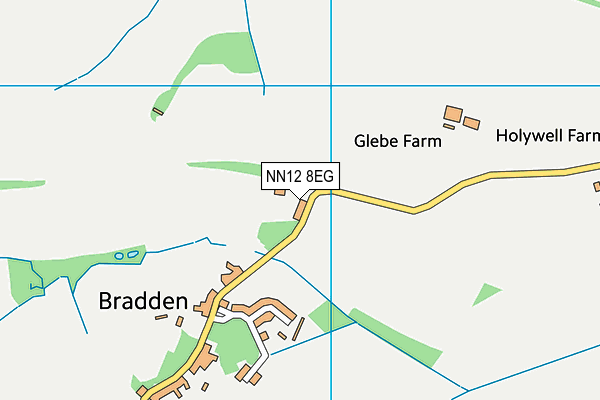 NN12 8EG map - OS VectorMap District (Ordnance Survey) NN12 8EG map - OS VectorMap District (Ordnance Survey)
