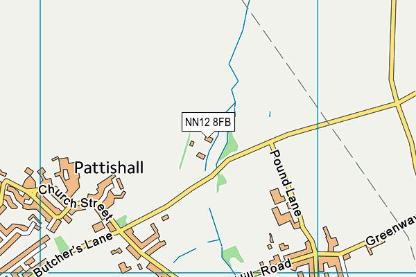 NN12 8FB map - OS VectorMap District (Ordnance Survey) NN12 8FB map - OS VectorMap District (Ordnance Survey)