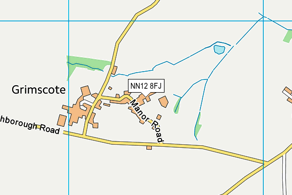NN12 8FJ map - OS VectorMap District (Ordnance Survey) NN12 8FJ map - OS VectorMap District (Ordnance Survey)