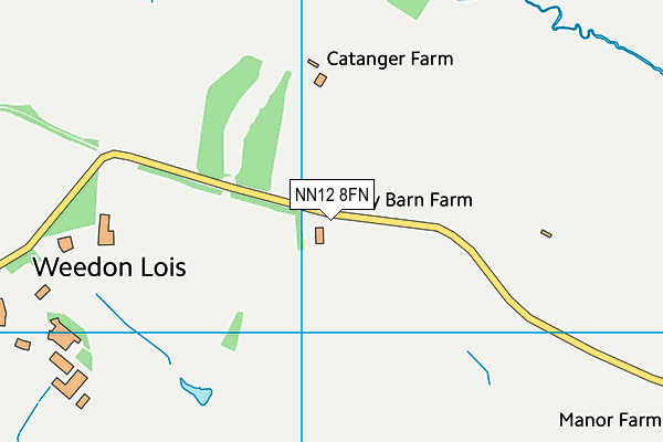 NN12 8FN map - OS VectorMap District (Ordnance Survey)