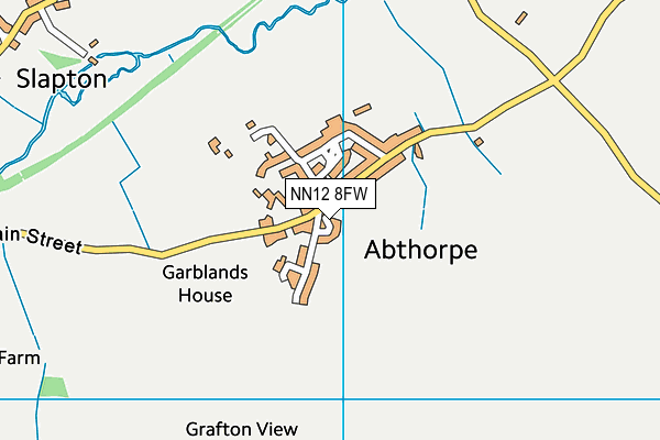 NN12 8FW map - OS VectorMap District (Ordnance Survey) NN12 8FW map - OS VectorMap District (Ordnance Survey)