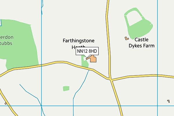 NN12 8HD map - OS VectorMap District (Ordnance Survey) NN12 8HD map - OS VectorMap District (Ordnance Survey)