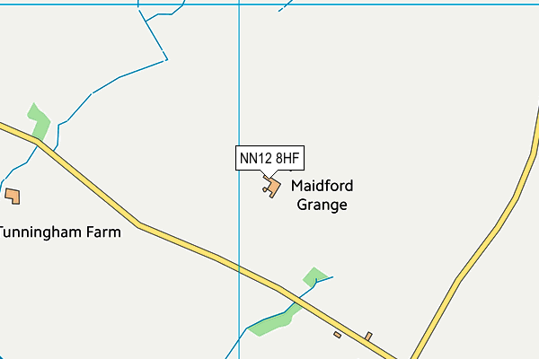 NN12 8HF map - OS VectorMap District (Ordnance Survey) NN12 8HF map - OS VectorMap District (Ordnance Survey)
