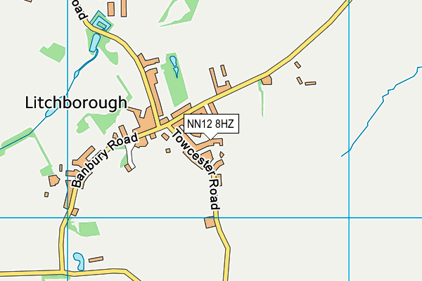 NN12 8HZ map - OS VectorMap District (Ordnance Survey) NN12 8HZ map - OS VectorMap District (Ordnance Survey)