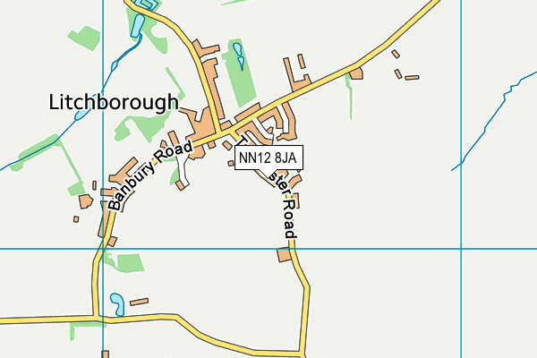NN12 8JA map - OS VectorMap District (Ordnance Survey) NN12 8JA map - OS VectorMap District (Ordnance Survey)