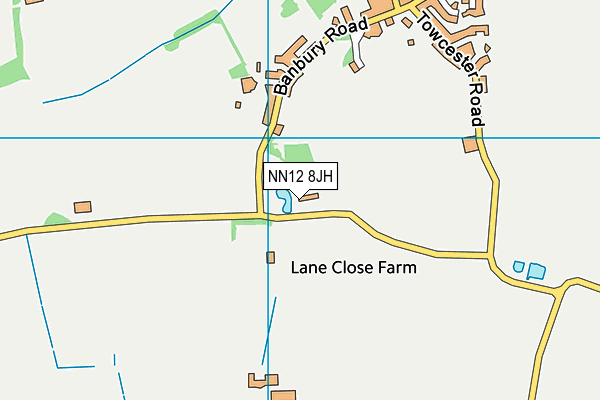 NN12 8JH map - OS VectorMap District (Ordnance Survey)