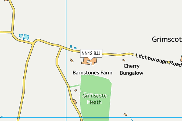 NN12 8JJ map - OS VectorMap District (Ordnance Survey) NN12 8JJ map - OS VectorMap District (Ordnance Survey)