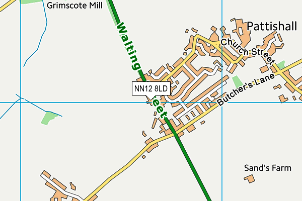 NN12 8LD map - OS VectorMap District (Ordnance Survey) NN12 8LD map - OS VectorMap District (Ordnance Survey)