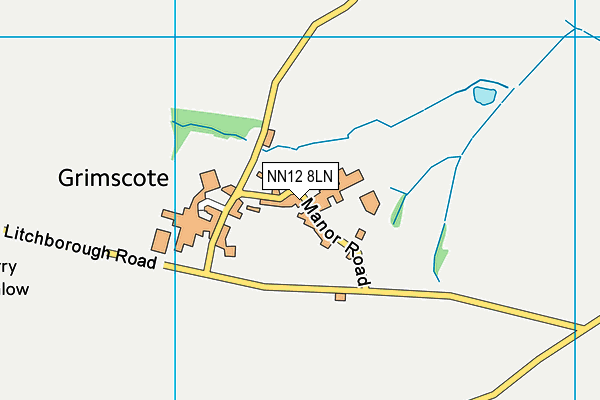 NN12 8LN map - OS VectorMap District (Ordnance Survey) NN12 8LN map - OS VectorMap District (Ordnance Survey)