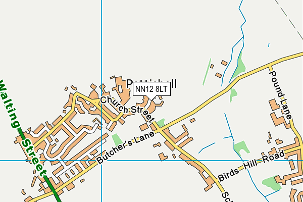 NN12 8LT map - OS VectorMap District (Ordnance Survey) NN12 8LT map - OS VectorMap District (Ordnance Survey)