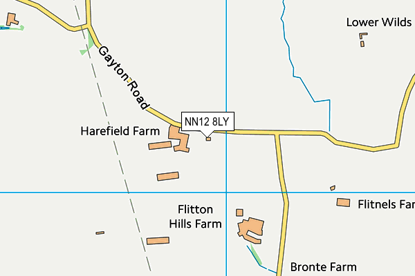 NN12 8LY map - OS VectorMap District (Ordnance Survey)