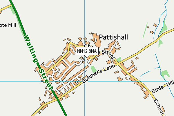NN12 8NA map - OS VectorMap District (Ordnance Survey) NN12 8NA map - OS VectorMap District (Ordnance Survey)