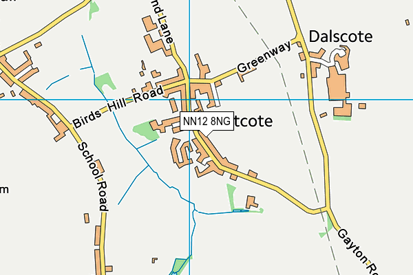 NN12 8NG map - OS VectorMap District (Ordnance Survey) NN12 8NG map - OS VectorMap District (Ordnance Survey)