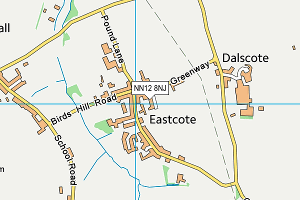 NN12 8NJ map - OS VectorMap District (Ordnance Survey) NN12 8NJ map - OS VectorMap District (Ordnance Survey)