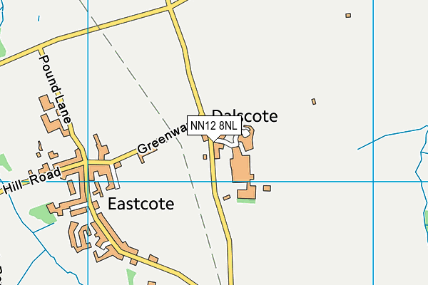 NN12 8NL map - OS VectorMap District (Ordnance Survey) NN12 8NL map - OS VectorMap District (Ordnance Survey)