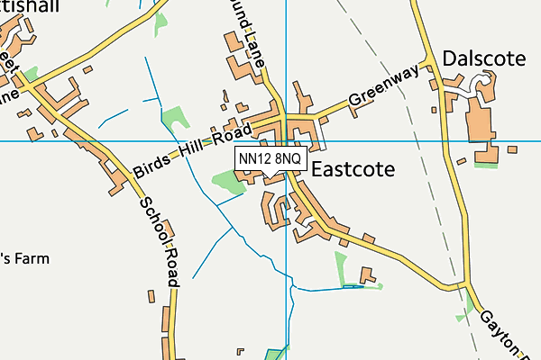 NN12 8NQ map - OS VectorMap District (Ordnance Survey) NN12 8NQ map - OS VectorMap District (Ordnance Survey)