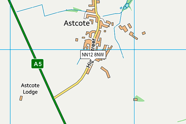 NN12 8NW map - OS VectorMap District (Ordnance Survey) NN12 8NW map - OS VectorMap District (Ordnance Survey)
