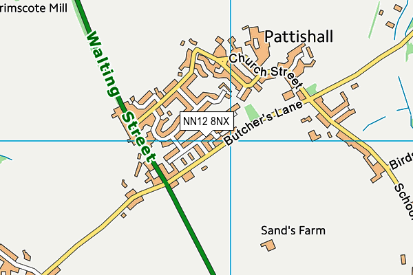 NN12 8NX map - OS VectorMap District (Ordnance Survey) NN12 8NX map - OS VectorMap District (Ordnance Survey)