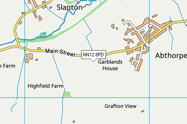 NN12 8PD map - OS VectorMap District (Ordnance Survey) NN12 8PD map - OS VectorMap District (Ordnance Survey)