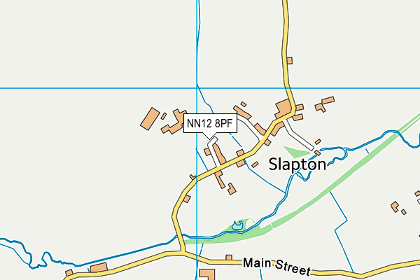 NN12 8PF map - OS VectorMap District (Ordnance Survey)
