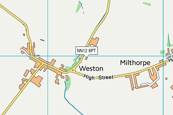 NN12 8PT map - OS VectorMap District (Ordnance Survey) NN12 8PT map - OS VectorMap District (Ordnance Survey)