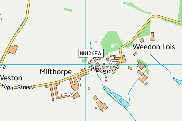 NN12 8PW map - OS VectorMap District (Ordnance Survey) NN12 8PW map - OS VectorMap District (Ordnance Survey)