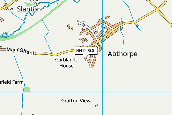 NN12 8QL map - OS VectorMap District (Ordnance Survey) NN12 8QL map - OS VectorMap District (Ordnance Survey)