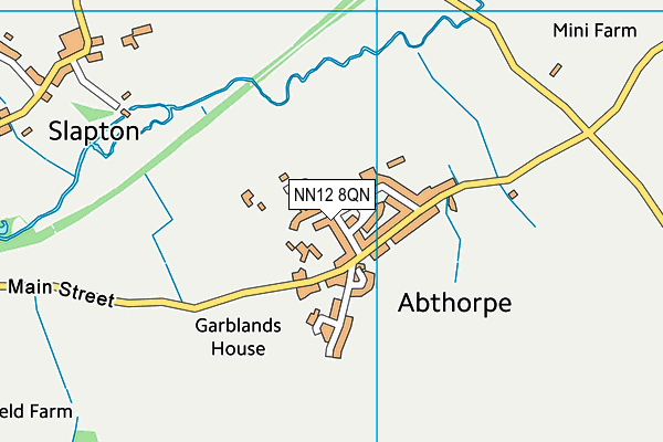 NN12 8QN map - OS VectorMap District (Ordnance Survey) NN12 8QN map - OS VectorMap District (Ordnance Survey)