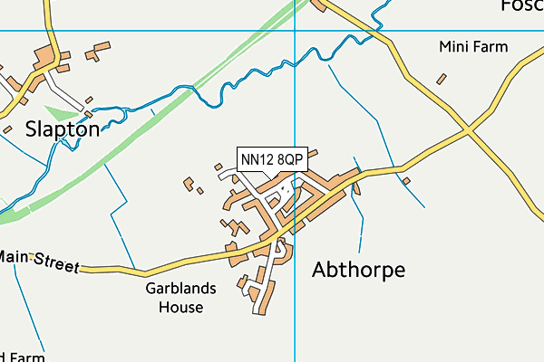 NN12 8QP map - OS VectorMap District (Ordnance Survey) NN12 8QP map - OS VectorMap District (Ordnance Survey)