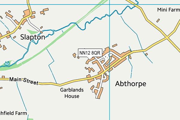 NN12 8QR map - OS VectorMap District (Ordnance Survey) NN12 8QR map - OS VectorMap District (Ordnance Survey)