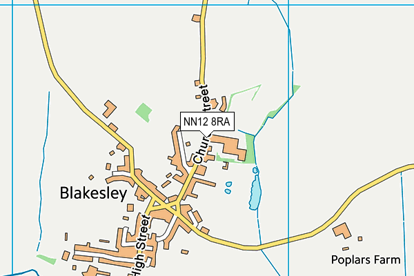 NN12 8RA map - OS VectorMap District (Ordnance Survey) NN12 8RA map - OS VectorMap District (Ordnance Survey)
