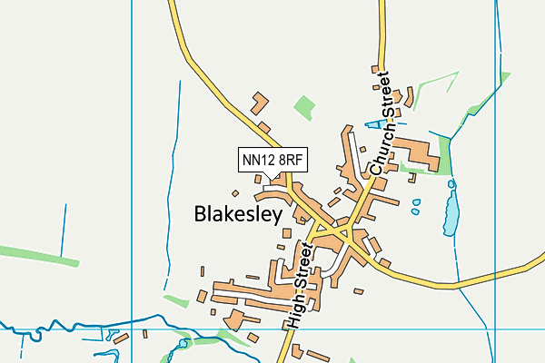 NN12 8RF map - OS VectorMap District (Ordnance Survey)