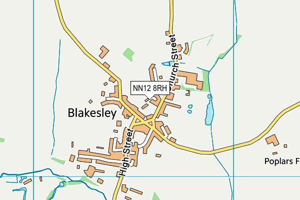 NN12 8RH map - OS VectorMap District (Ordnance Survey) NN12 8RH map - OS VectorMap District (Ordnance Survey)