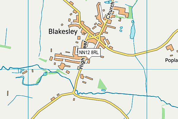 NN12 8RL map - OS VectorMap District (Ordnance Survey)