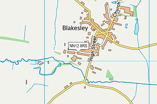 NN12 8RS map - OS VectorMap District (Ordnance Survey)