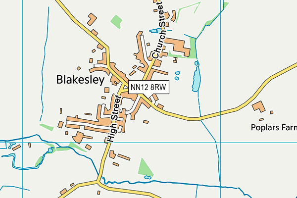 NN12 8RW map - OS VectorMap District (Ordnance Survey)
