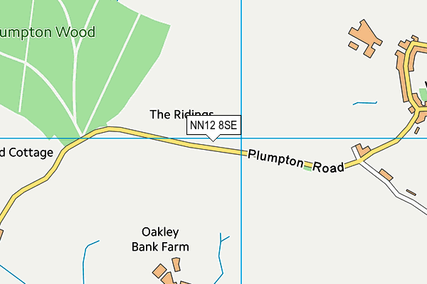 NN12 8SE map - OS VectorMap District (Ordnance Survey) NN12 8SE map - OS VectorMap District (Ordnance Survey)