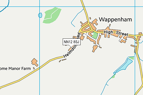 NN12 8SJ map - OS VectorMap District (Ordnance Survey) NN12 8SJ map - OS VectorMap District (Ordnance Survey)