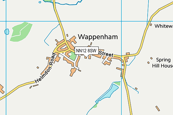 NN12 8SW map - OS VectorMap District (Ordnance Survey) NN12 8SW map - OS VectorMap District (Ordnance Survey)