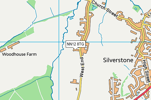 NN12 8TG map - OS VectorMap District (Ordnance Survey) NN12 8TG map - OS VectorMap District (Ordnance Survey)