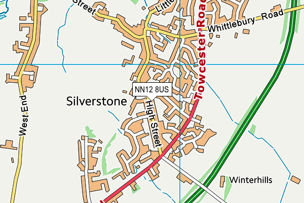 NN12 8US map - OS VectorMap District (Ordnance Survey) NN12 8US map - OS VectorMap District (Ordnance Survey)