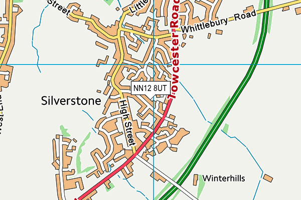NN12 8UT map - OS VectorMap District (Ordnance Survey)