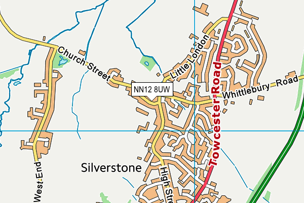NN12 8UW map - OS VectorMap District (Ordnance Survey) NN12 8UW map - OS VectorMap District (Ordnance Survey)